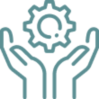 Hands and Gear icon
